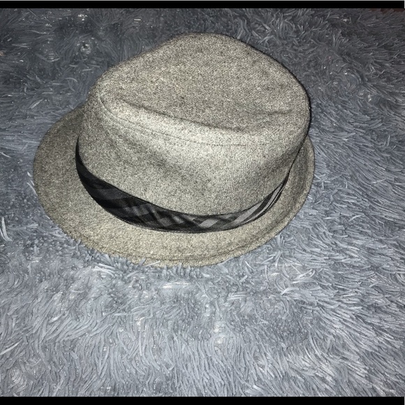 ☠️adorable grey wool Volcom fedora w/satin bow - Picture 4 of 5
